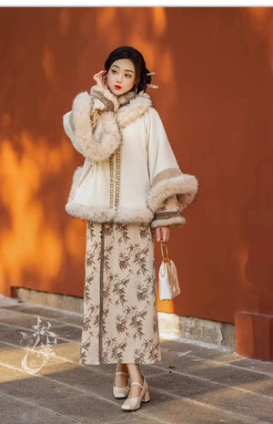 Cheongsam Mao autumn and winter daily Hanfu - Yandan_Hanfu