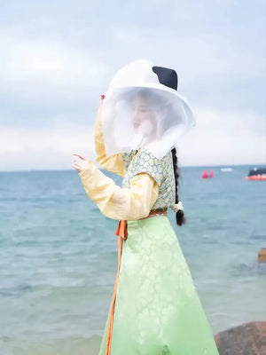 Tang made curtain hat ancient Hanfu hat ancient lady - Yandan_Hanfu