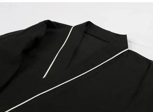 Spring&summer antique pure cotton men's large-size Hanfu pajamas - Yandan_Hanfu