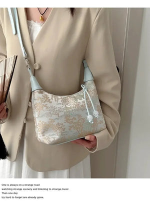 Chinese Style silk embroidered cheongsam bag - Yandan_Hanfu