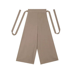 Qianmo Summer Hanfu Set – Song-Style Strap Top, Wide-Sleeve Shirt & Relaxed Pants for Women - Yandan_Hanfu