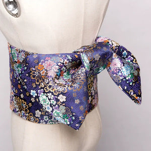 Japanese kimono waist seal Yukata belt gorgeous brocade bow belt styling knot waist seal - Yandan_Hanfu