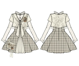 Autumn Harvest – New Chinese Style Hanfu-Inspired Set | Dress Outfit for Fall - Yandan_Hanfu