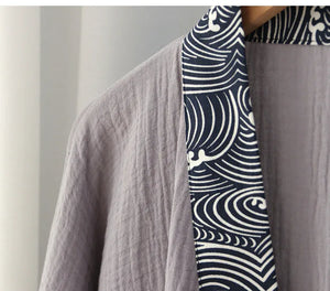 Long summer thin pure cotton Hanfu red robe for men and women - Yandan_Hanfu