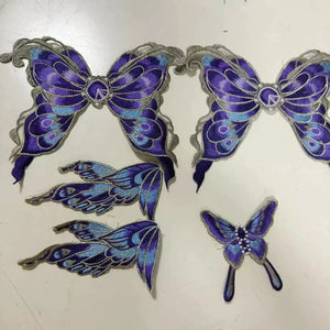 Gui Mengling, Butterfly, Hanfu Female Nanbei Dynasty Big Sleeve Shirt Heavy Industry Embroidery Summer Fairy Hanfu - Yandan_Hanfu