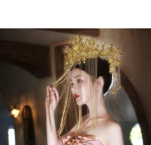 Jade Pool – Original New Chinese Style Evening Gown for Engagement & Elegant Toast Ceremonies - Yandan_Hanfu