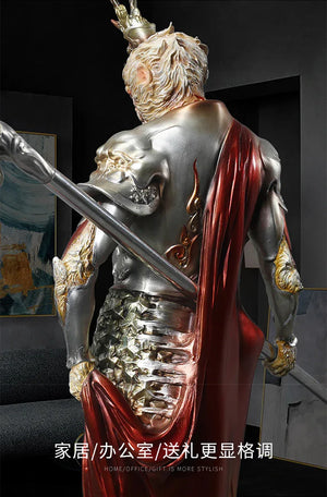 Monkey King Ornament Black Myth Tabletop Sculpture - Yandan_Hanfu