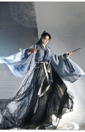 Song Dynasty Hanfu | Yuanshi men's and women's large-sleeved shirts and Hanfu technology sense - Yandan_Hanfu