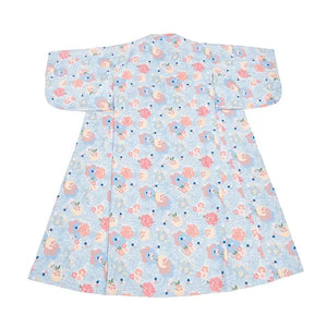 Light blue flower, cute girly style kimono yukata, gentle Japanese modified women's kimono dress - Yandan_Hanfu