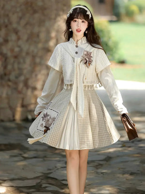 Autumn Harvest – New Chinese Style Hanfu-Inspired Set | Dress Outfit for Fall - Yandan_Hanfu