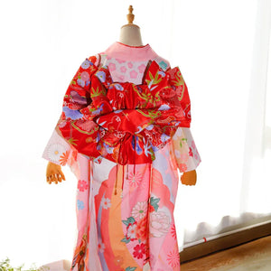 Kimono belt, swinging sleeve kimono flower knot, big three-leaf shaped bow with belt bag belt, geisha shaped belt. - Yandan_Hanfu