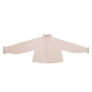 Amber Grace – Modern Hanfu Women's Autumn/Winter Set | Ming-Style Round-Collar Wool Coat with Plaid Song-Inspired Pants - Yandan_Hanfu