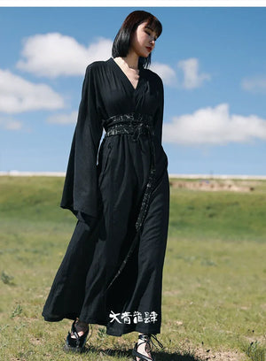 Super fairy autumn three-piece Hanfu antique jacket Chinese suit women's clothing - Yandan_Hanfu