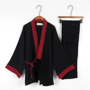 Spring&summer men's pure cotton Hanfu antique pajamas - Yandan_Hanfu