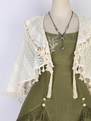 Chinese style cicada Mori exquisite cape Han element sweet Lolita Hanfu - Yandan_Hanfu