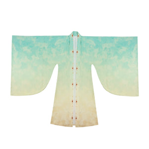 Authentic Tang-Style Bridal Hanfu – Custom Embroidered Red Gown with Flowing Grand Sleeves - Yandan_Hanfu