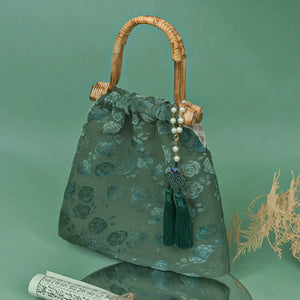 Green Bamboo Cheongsam Bag - Yandan_Hanfu
