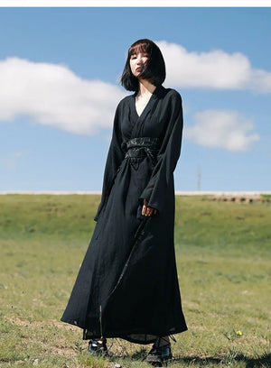 Super fairy autumn three-piece Hanfu antique jacket Chinese suit women's clothing - Yandan_Hanfu