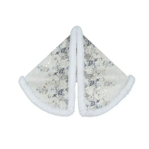 “Snowlit Clouds” – Winter Ming-Style Hanfu Set | Fur-Lined Cross-Front Jacket & Ma Mian Skirt - Yandan_Hanfu