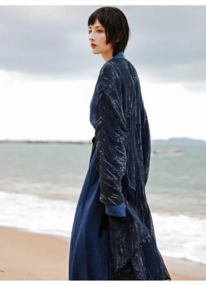 Super fairy autumn three-piece Hanfu antique jacket Chinese suit women's clothing - Yandan_Hanfu