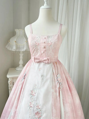 Smoke Fendai Hanfu antique lolita cute sweet Han element two-piece set - Yandan_Hanfu