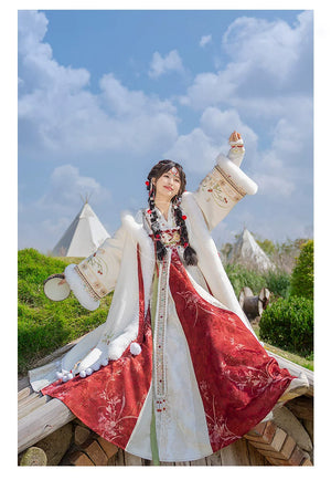 Shengle Long Dream winter Hanfu cloak and chest-high dress product photo 13
