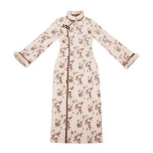 Cheongsam Mao autumn and winter daily Hanfu - Yandan_Hanfu