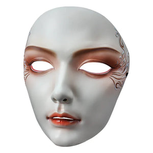 Soul Crop Antique Mask Full Face Adult Handsome Male Emperor - Yandan_Hanfu