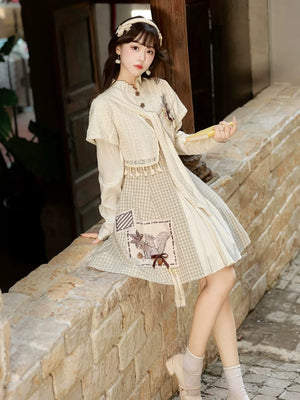 Autumn Harvest – New Chinese Style Hanfu-Inspired Set | Dress Outfit for Fall - Yandan_Hanfu