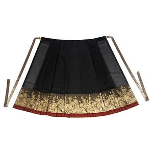 Black&Blue Modern Hanfu | 6-meter-high daily Hanfu suit slimming and long horse-mamian skirt - Yandan_Hanfu