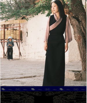 Galaxy – Elegant Tibetan Women's Set | Fitted Borla Skirt Two-Piece with Distinctive Modern Design - Yandan_Hanfu