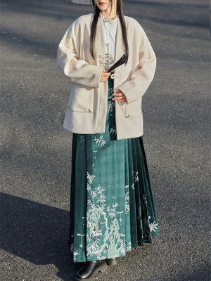 Takuma Tingqu Horse Dress Hanfu Women's Skirt - Yandan_Hanfu