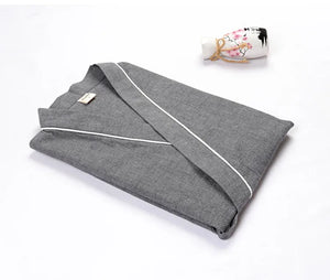 Spring&summer antique pure cotton men's large-size Hanfu pajamas - Yandan_Hanfu