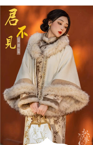 Cheongsam Mao autumn and winter daily Hanfu - Yandan_Hanfu