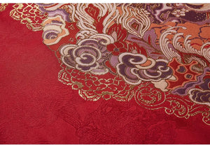 Ming-Dynasty wedding clothes round neck robe men's stand-up collar large-sleeved jacket Xiacheng horse face skirt women's Hanfu - Yandan_Hanfu