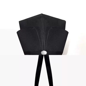 Song Dynasty Scholar Hat – Traditional Hanfu Headwear Inspired by Su Shi (Dongpo Scarf) - Yandan_Hanfu