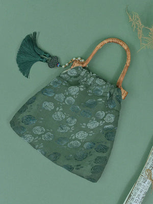 Green Bamboo Cheongsam Bag - Yandan_Hanfu