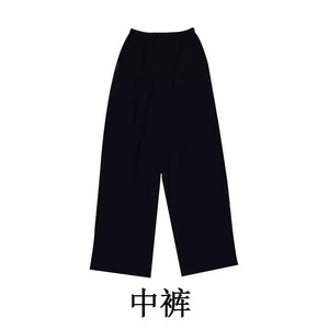 Made in the Ming Dynasty | Gold and black textured Hanfu men's Taoist robes - Yandan_Hanfu