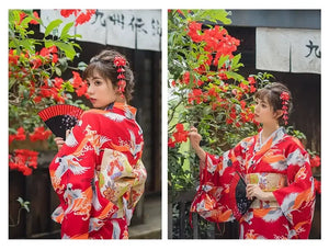 Japanese kimono waist seal Yukata belt gorgeous brocade bow belt styling knot waist seal - Yandan_Hanfu