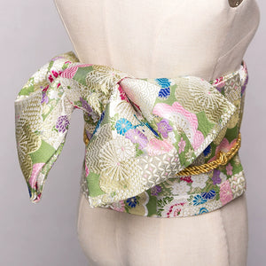 Japanese kimono waist seal Yukata belt gorgeous brocade bow belt styling knot waist seal