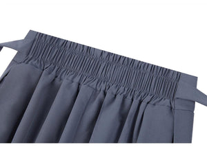 Qianmo Summer Hanfu Set – Song-Style Strap Top, Wide-Sleeve Shirt & Relaxed Pants for Women - Yandan_Hanfu