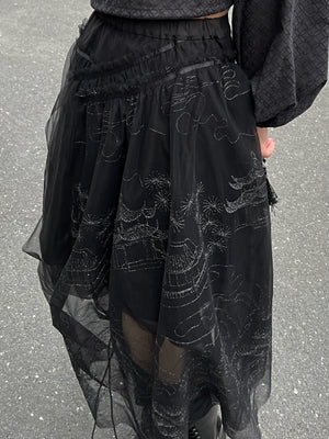 New Chinese style | Klein blue button-down shirt casual all-match shirt suit - Yandan_Hanfu