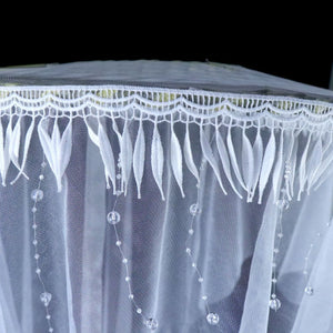 Antique-Style COS Bamboo Hat with Immortal Curtain Veil - Sun Protection & Shading for Ladies in Ancient Hanfu - Yandan_Hanfu