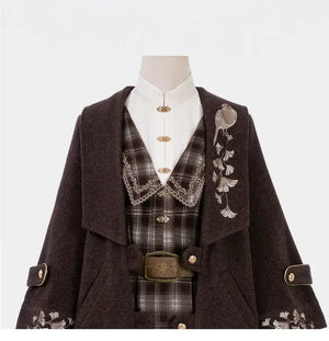 Autumn and winter wear suit women's woolen coat - Yandan_Hanfu