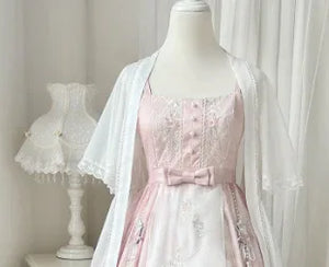 Smoke Fendai Hanfu antique lolita cute sweet Han element two-piece set - Yandan_Hanfu