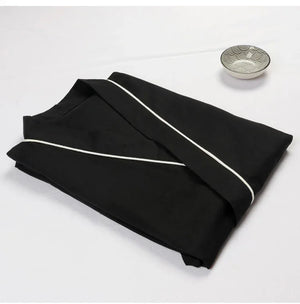 Spring&summer antique pure cotton men's large-size Hanfu pajamas - Yandan_Hanfu