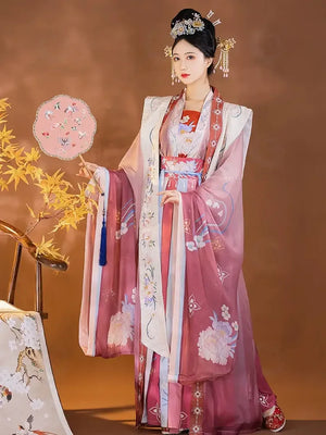 Embroidery Song-made Xiacheng Five-piece Summer Set - Yandan_Hanfu