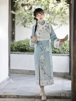 Thickened Improved Cheongsam&Qiapo Women - Yandan_Hanfu