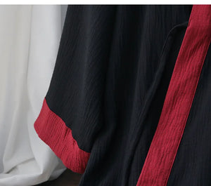 Chinese Style Cotton Robe men&women - Yandan_Hanfu