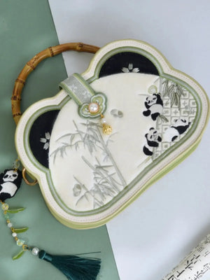 Bamboo Panda Han Elements New Chinese Style Bag - Yandan_Hanfu
